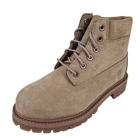 Timberland 6 IN Premium Waterproof Kids Boots Yellow Leather - Picture 12 of 12